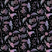 Harry Potter Elements Toss Precut Cotton Fabric