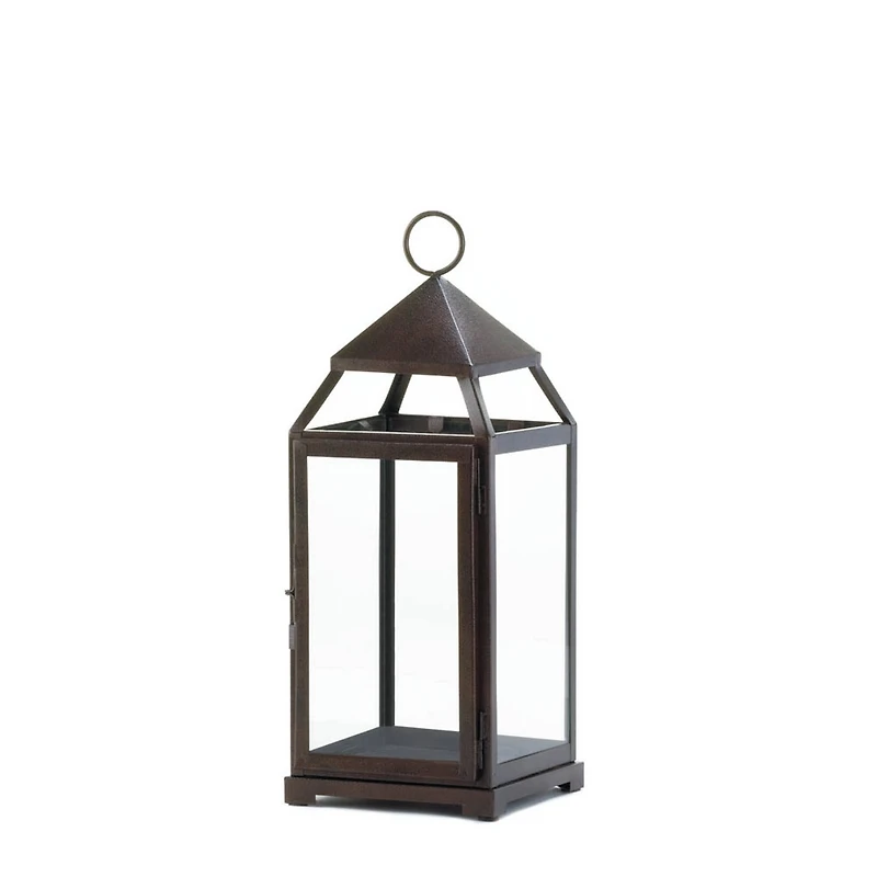 18'' Bronze Contemporary Lantern