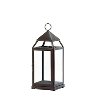 18'' Bronze Contemporary Lantern