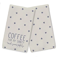Coffee For My Sanity Tea Towel Set