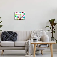 Stupell Industries Merry & Bright Bold Holiday Phrase Framed Giclee Art