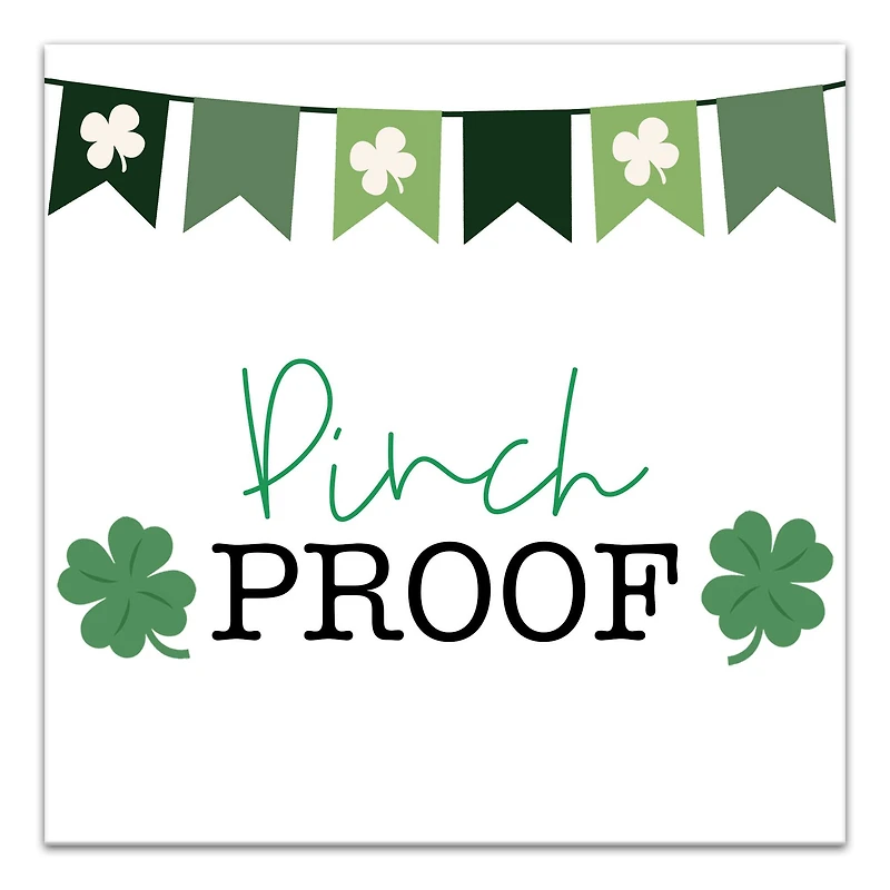 Pinch Proof Banner 12" x 12" Canvas Wall Art