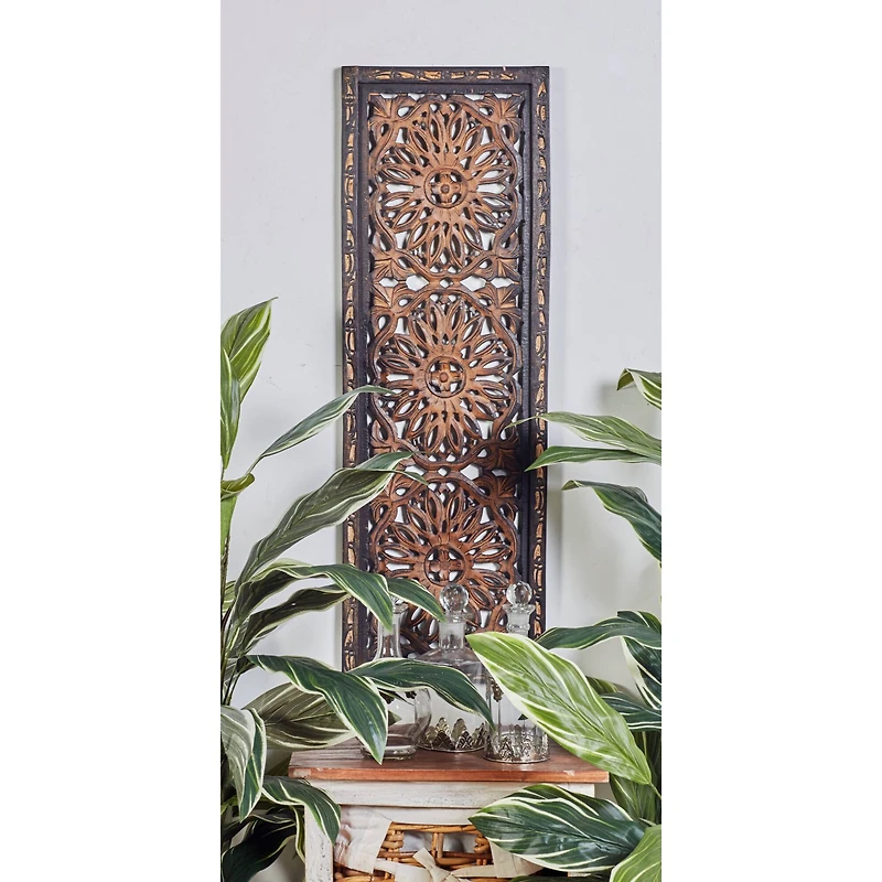 36" Brown Traditional Wall Décor Set