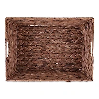 DII® Dark Brown Water Hyacinth Basket Set