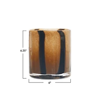 Hello Honey® 6" Striped Votive Candle Holder