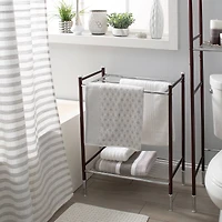 Organize It All Duplex Line Freestanding Towel Rack 
