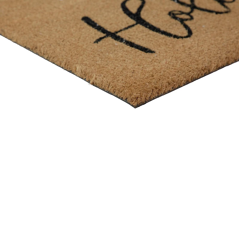 30" Happy Holidays Natural Coir Christmas Doormat