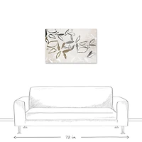 Abstracted Branches 36" x 24" Canvas Wall Art