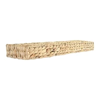 Hello Honey® 23.5" Handwoven Water Hyacinth Wall Shelf