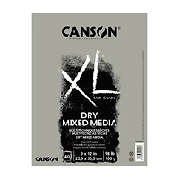 Canson® XL® Gray Sand Grain Dry Mixed Media Pad