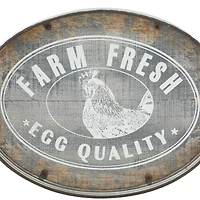 Gray Metal Farmhouse Tray Set