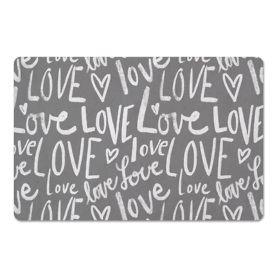 Love Typography 27" x 18" Floor Mat