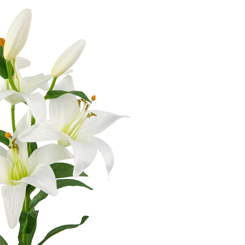 White Easter Lily Floral Spray