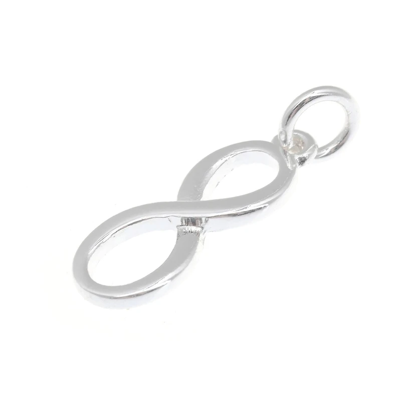 Silver Plated Infinity Charm by Bead Landing™