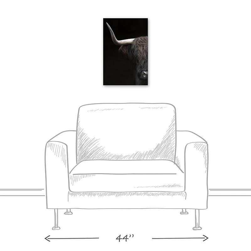 Highland Majesty 12" x 18" Canvas Wall Art