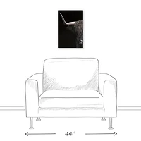 Highland Majesty 12" x 18" Canvas Wall Art