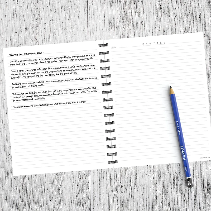 TF Publishing Michigan Blue Plaid Journal