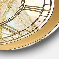 Designart 'Chic Nr 5 Paris Parfum I Oversized Fashion Wall Clock