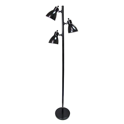 Creekwood Home Essentix 64" 3 Light Metal Tree Floor Lamp