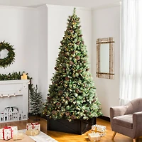 Glitzhome® 32" Black Wooden Tree Collar