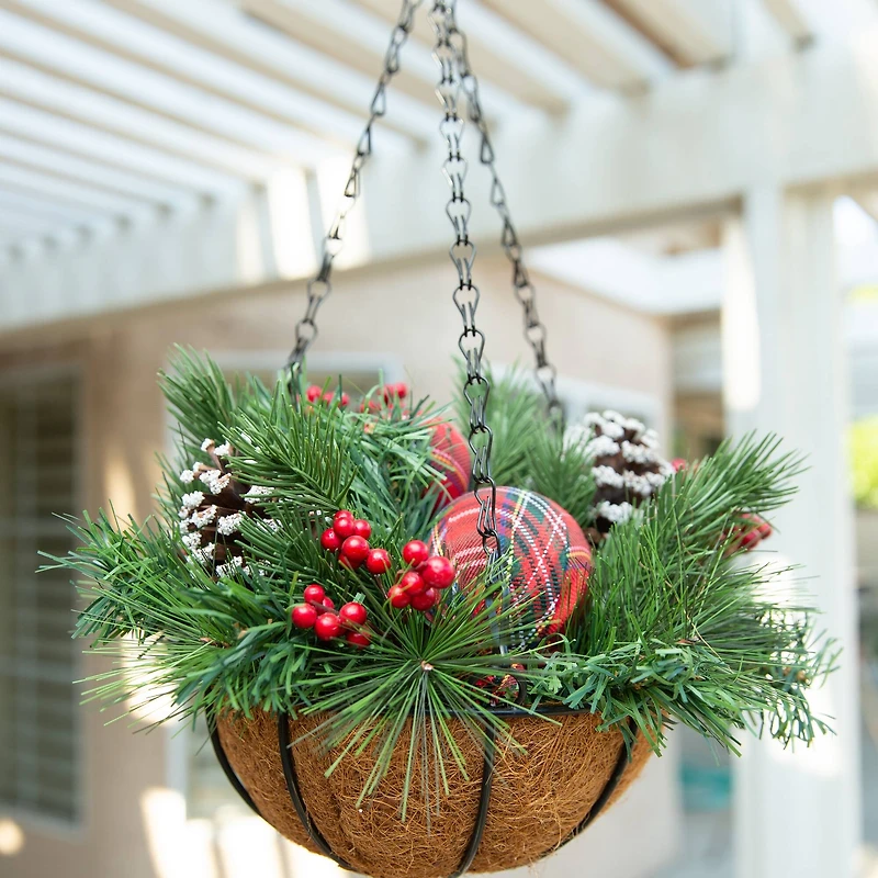 Flora Bunda® 12" Christmas Hanging Basket