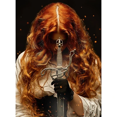 Sparkly Selections Beautiful Warrior 30cm x 40cm Diamond Painting Kit, Square Diamonds