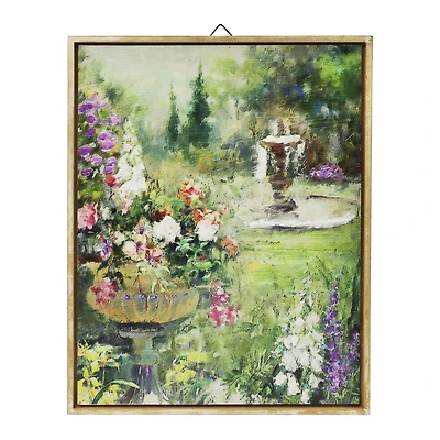 14.5" Garden Wall Art in Natural Frame by Ashland®