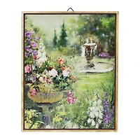 14.5" Garden Wall Art in Natural Frame by Ashland®