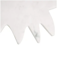 White Marble Cutting Board & Cheese Knife Set