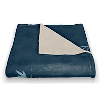 Thanksgiving Script Coral Fleece Blanket