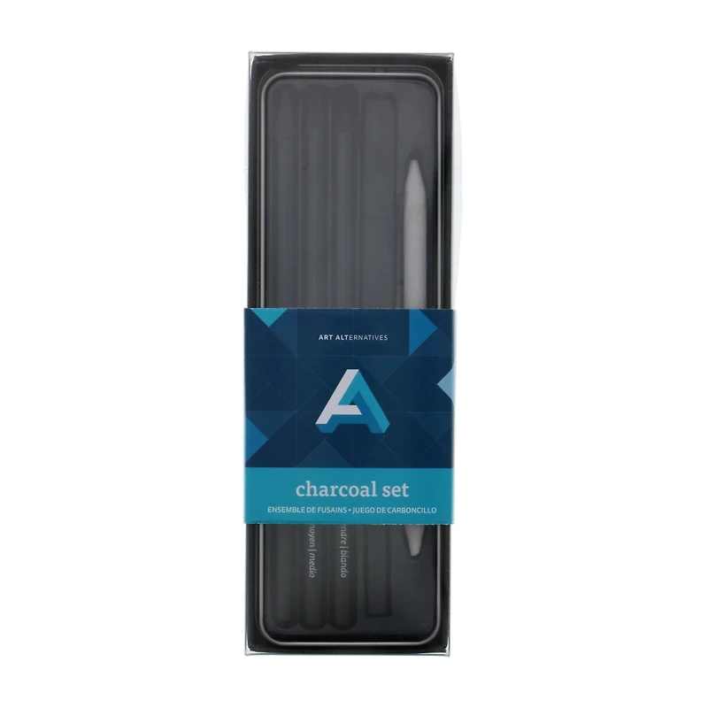 Art Alternatives Charcoal Art Tin Set