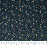 SINGER Christmas Nutcrackers Lights Cotton Fabric