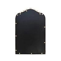 18" x 27" Ornate Arch Wall Mirror in Gold Metal Frame by Ashland®