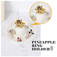NEX™ 6" Pineapple Ceramic Jewelry Holder