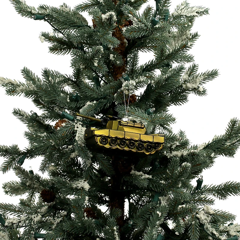 5.75" Green Glass Tank Ornament by Ashland®