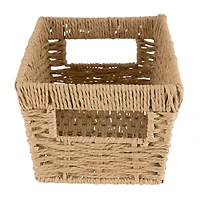 Simplify Small Dutch Weave Shelf Storage Basket