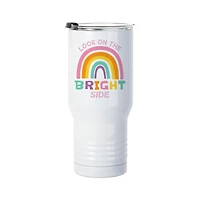 Craft Express 22oz. White Stainless Steel Tumbler with Ringneck Grip, 4ct. 
