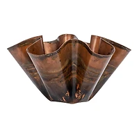 Hello Honey® 14.75" Oxidized Copper Metal Organic Shaped Planter