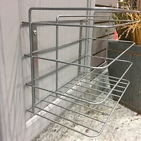 Household Essentials 8.5" Silver Kitchen Wrap Organizer for Cabinet Door