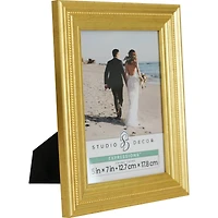 Expressions™ Metallic Gold Beaded Frame by Studio Décor®