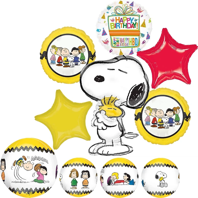 Peanuts® Foil Balloon Birthday Bouquet