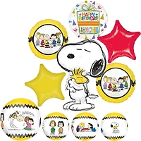 Peanuts® Foil Balloon Birthday Bouquet