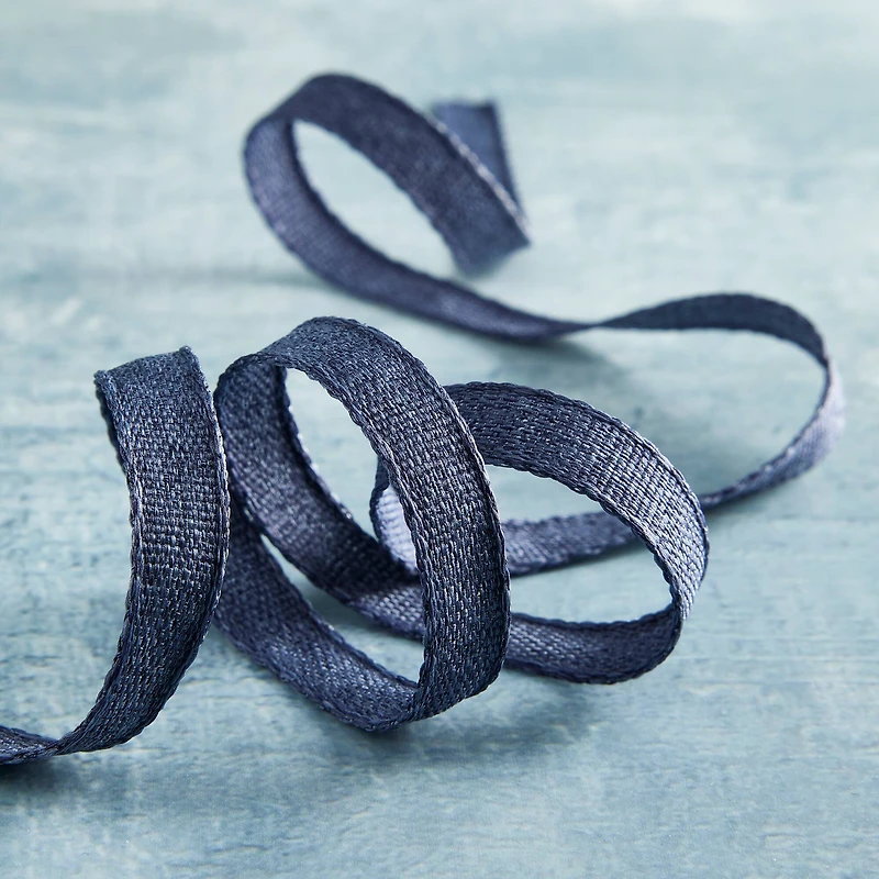 3/8" x 7yd. Faux Linen Ribbon by Celebrate It