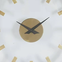 Gold Modern Aluminum Wall Clock