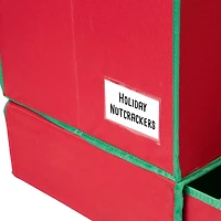 Honey Can Do Red Holiday Décor Box