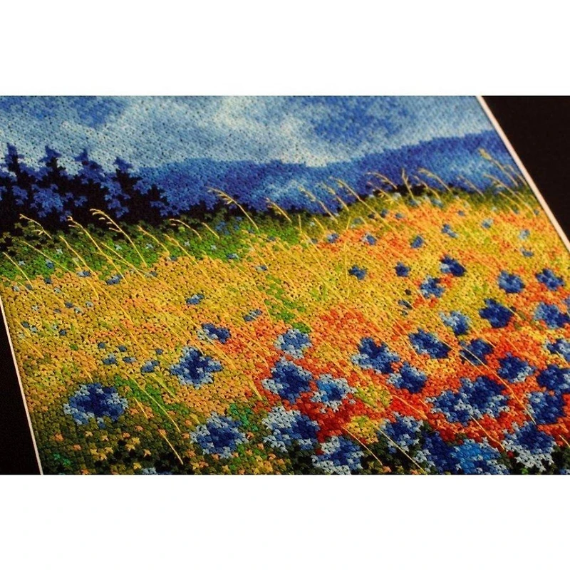 RTO Sky Blue Cornflowers Cross Stitch Kit