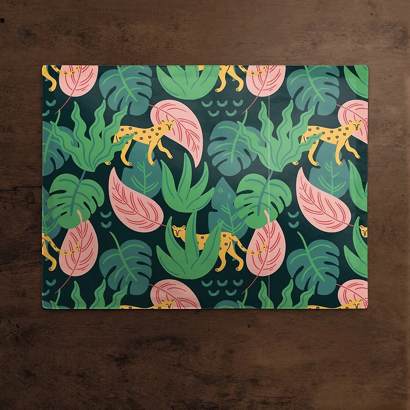 Tropical Cheetahs 18" x 14" Cotton Twill Placemat