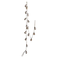 Hello Honey® 6ft. Pink & Gold Marbled Mercury Glass Ornament Garland