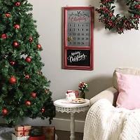 DII® Chalkboard & Galvanized Tin Days 'Til Christmas Advent Calendar