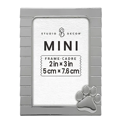 Mini Silver Paw Frame by Studio Décor®